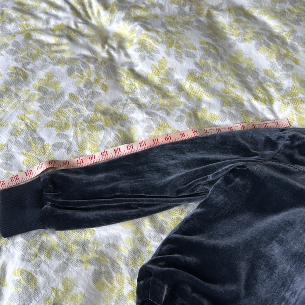 J. Crew Navy Velvet Bomber Jacket Size XS - Picture 4 of 10